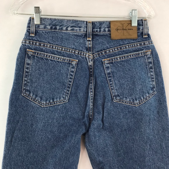 Calvin Klein Double Stone Wash Classic High Rise Y2K Jeans - Picture 4 of 15